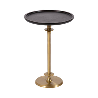 Side Table Black Gold 17x17x24 1