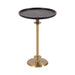 Side Table Black Gold 17x17x24 1