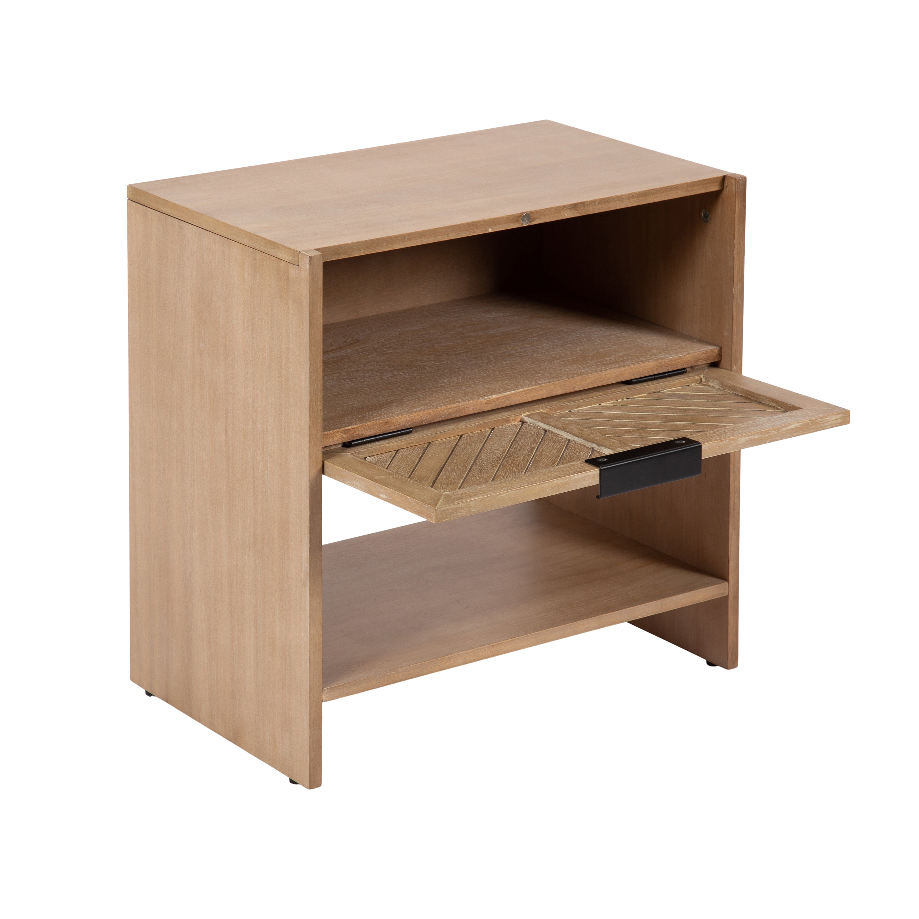 Side Table Natural Beige 22x14x22 6