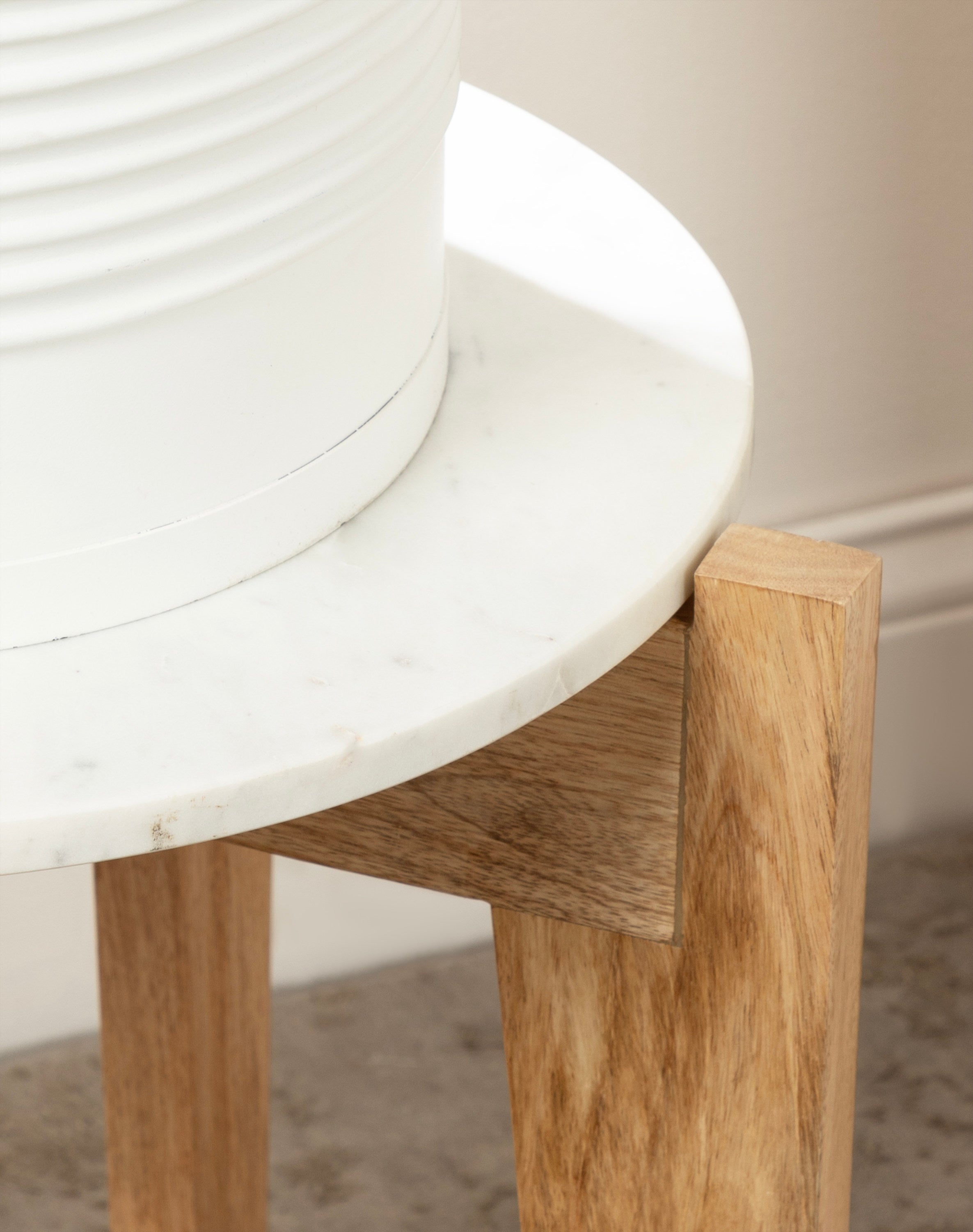 Icelyn Marble Side Table