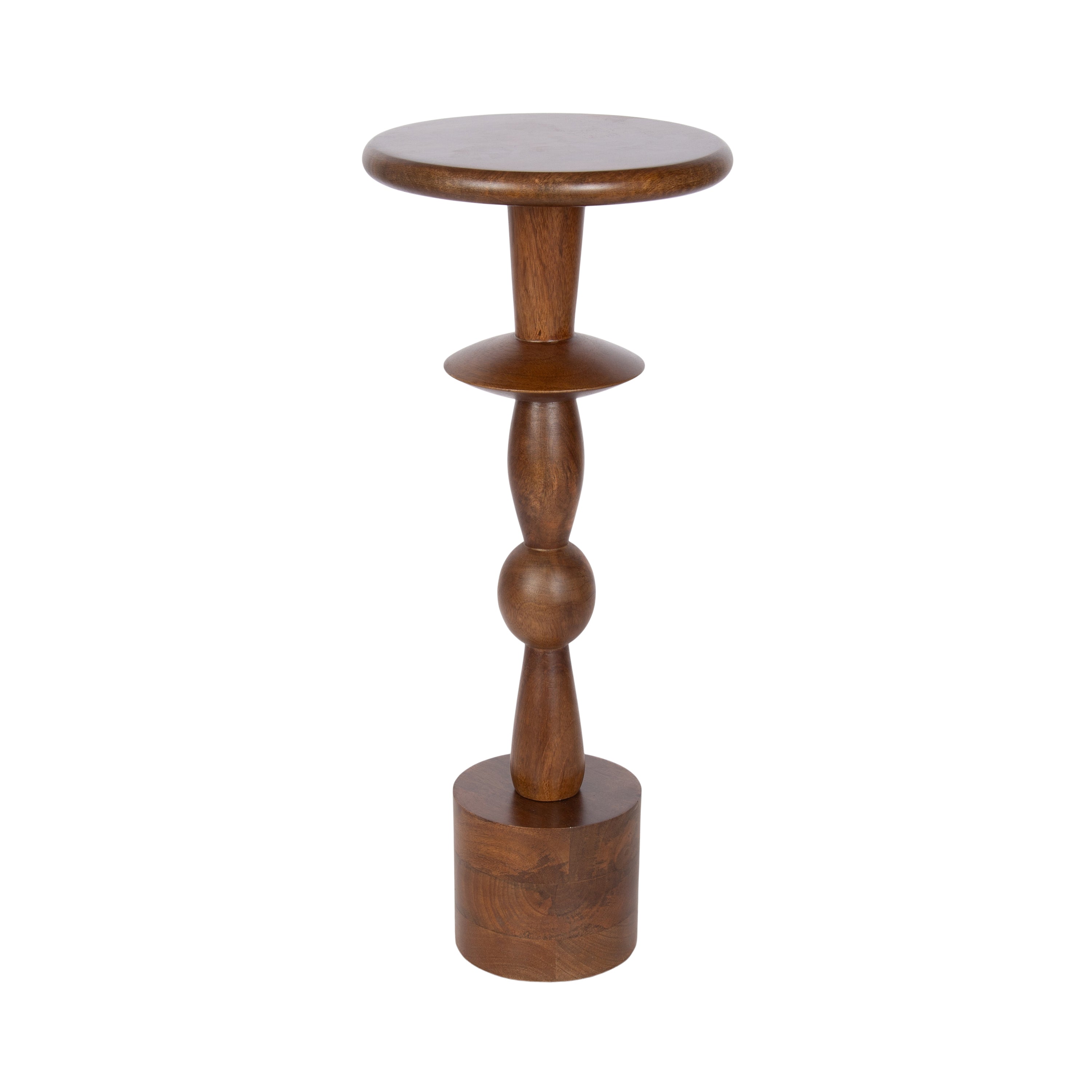Drink Table Walnut Brown 9x9x22 1
