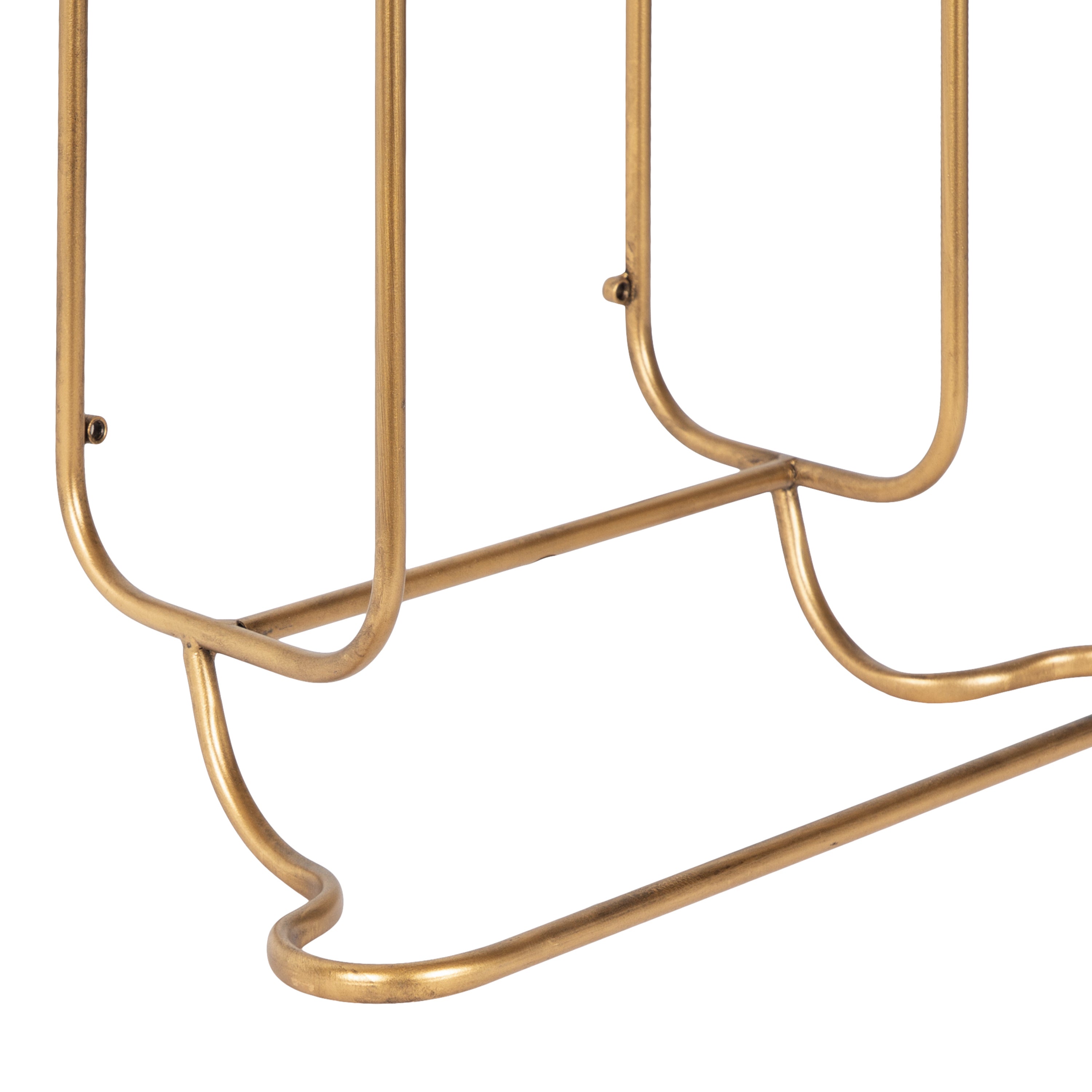 Towel Rack Gold 17x9x19 6