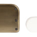 File Folder Organizer White Gold 3 Piece 3