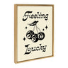Sylvie Feeling Lucky Cherries Framed Canvas by Alli Standefer