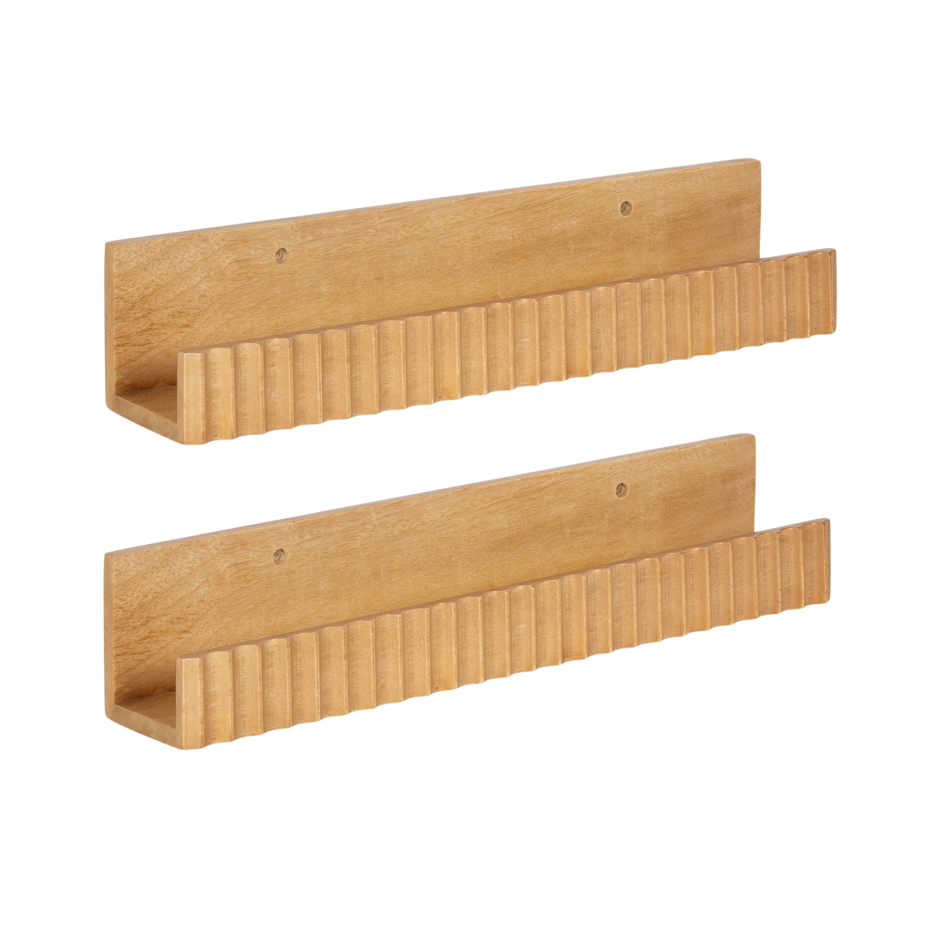 Floating Shelf Natural Biscuit 2 Piece 18 Inch 1