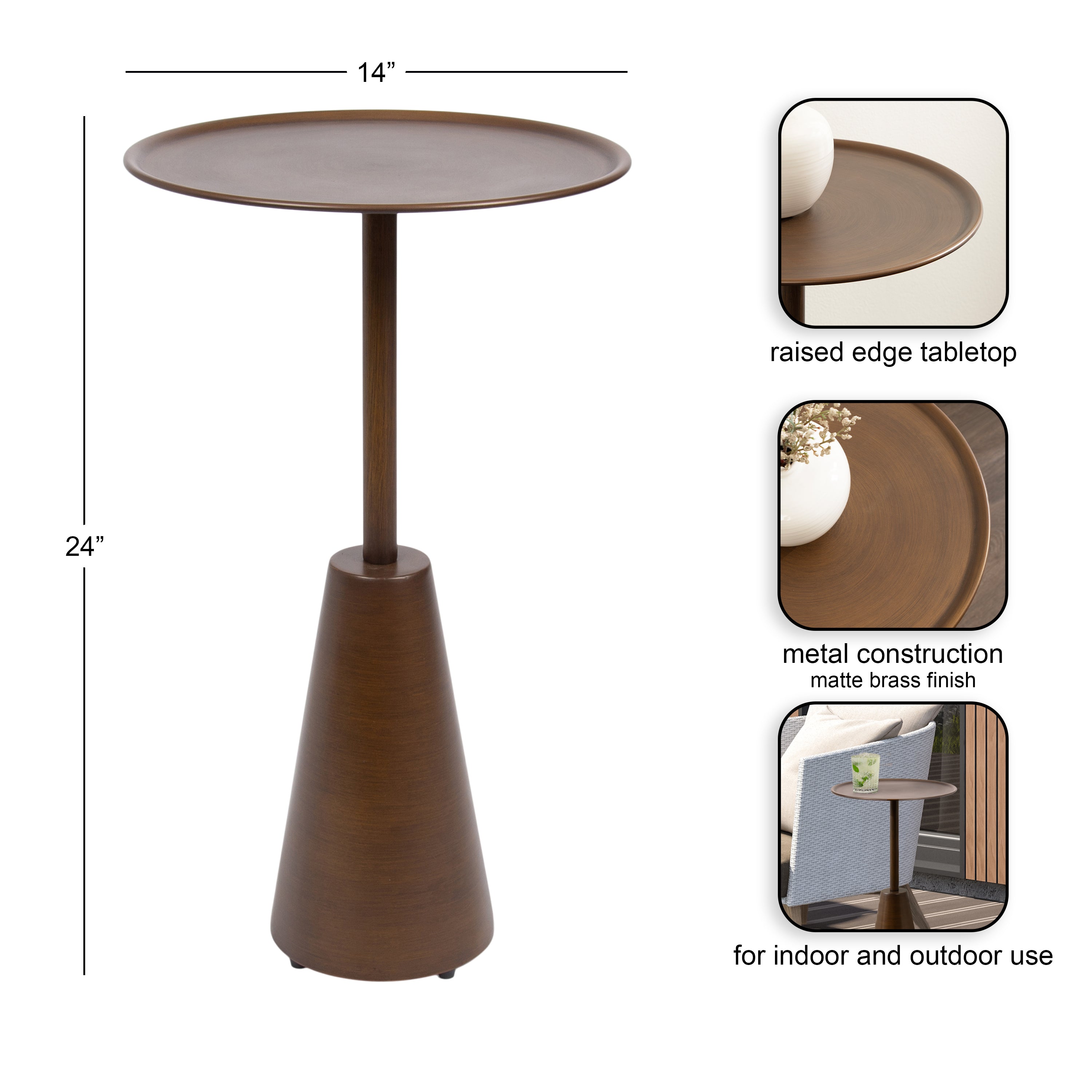 Sitara Round Side Table