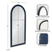 Arch Mirror 20x42 Navy Blue 2