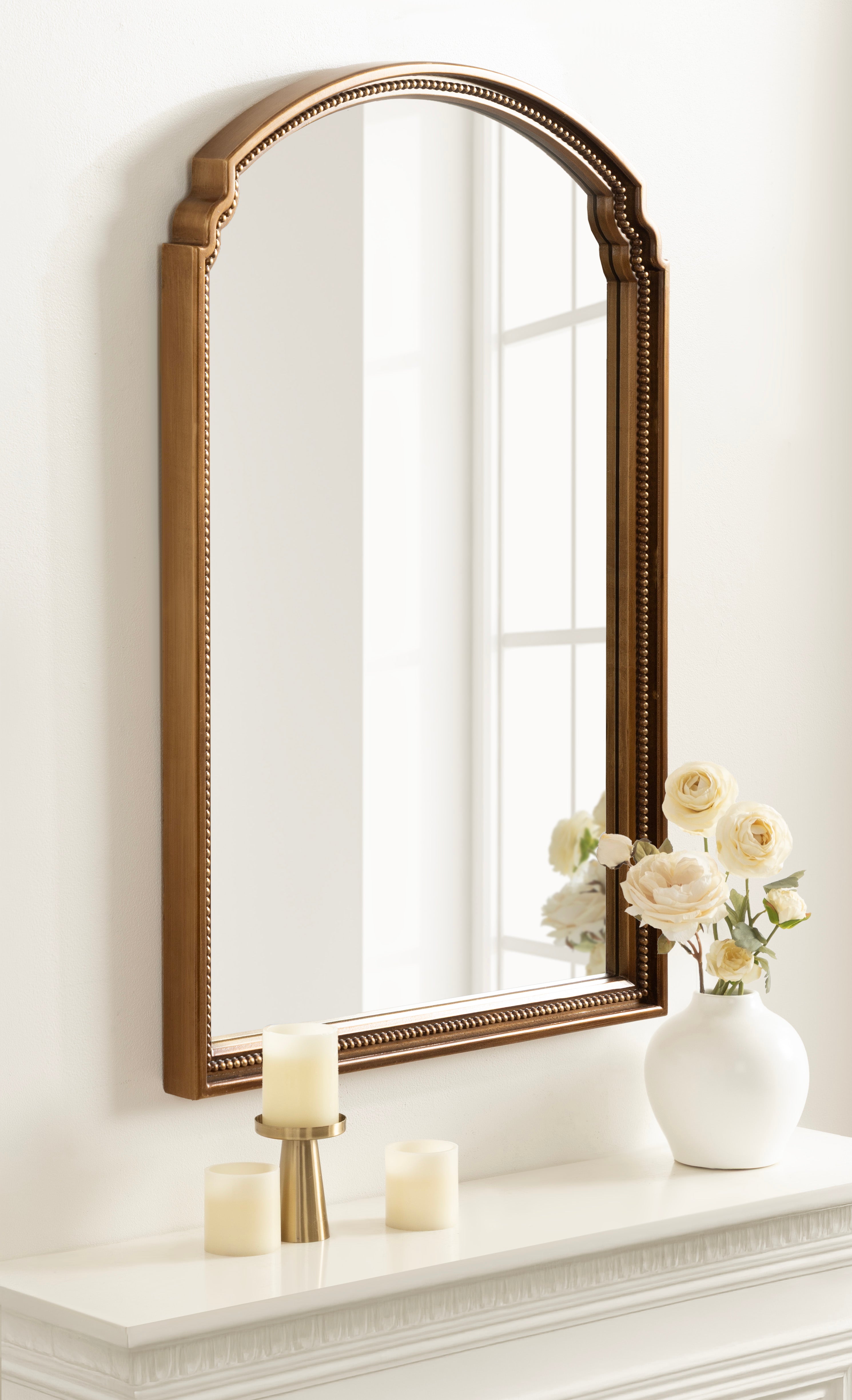 Arch Mirror 24x36 Gold 7