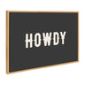 Sylvie Howdy Landscape Black Framed Canvas by Honey Island Studio