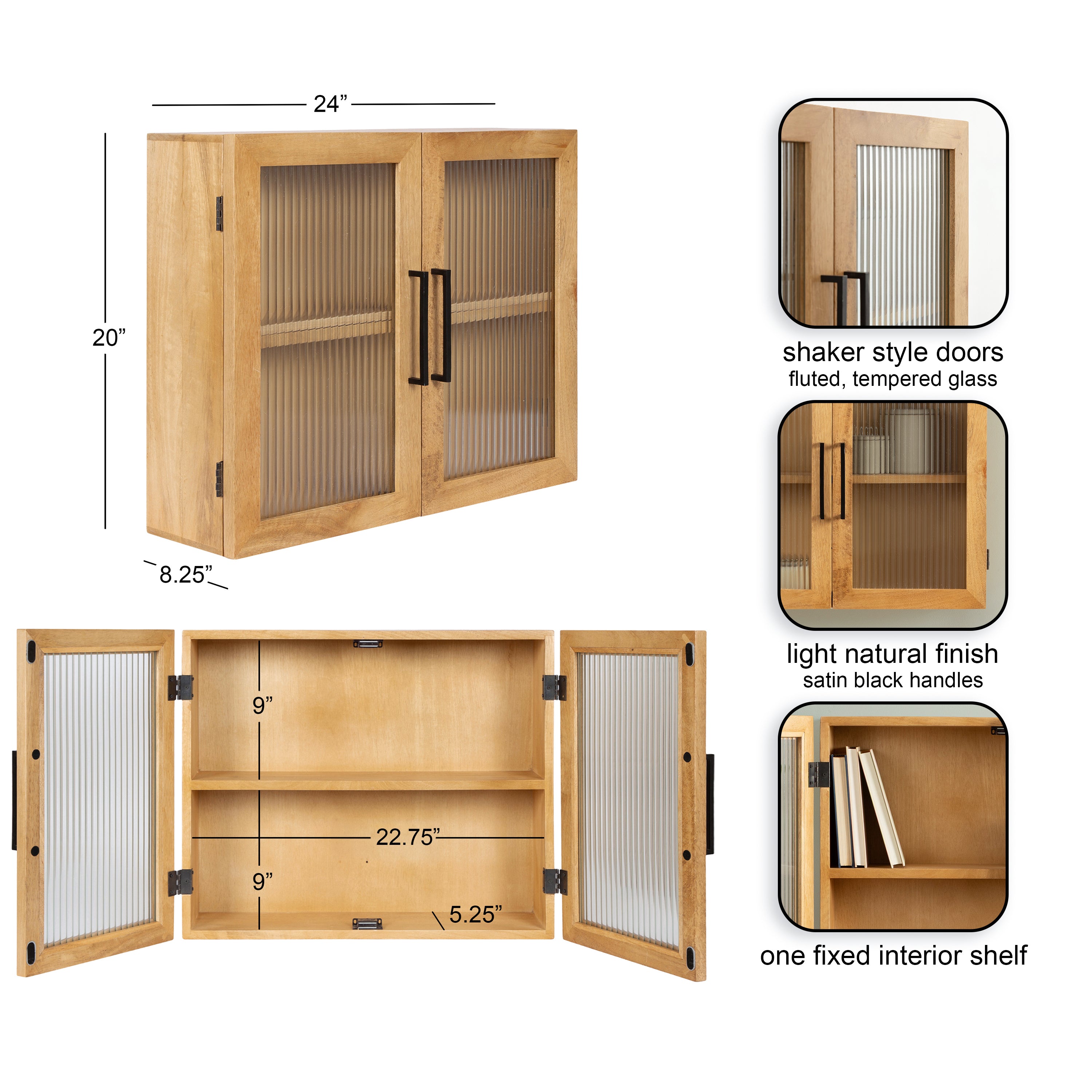 Cabinet Natural Biscuit 24x9x20 2