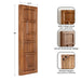 Plaque Walnut Brown 13x36 2