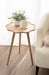 Side Table Natural Beige 19x19x24 7