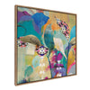 Sylvie Abstract Flower Love Framed Canvas by Nikki Chu