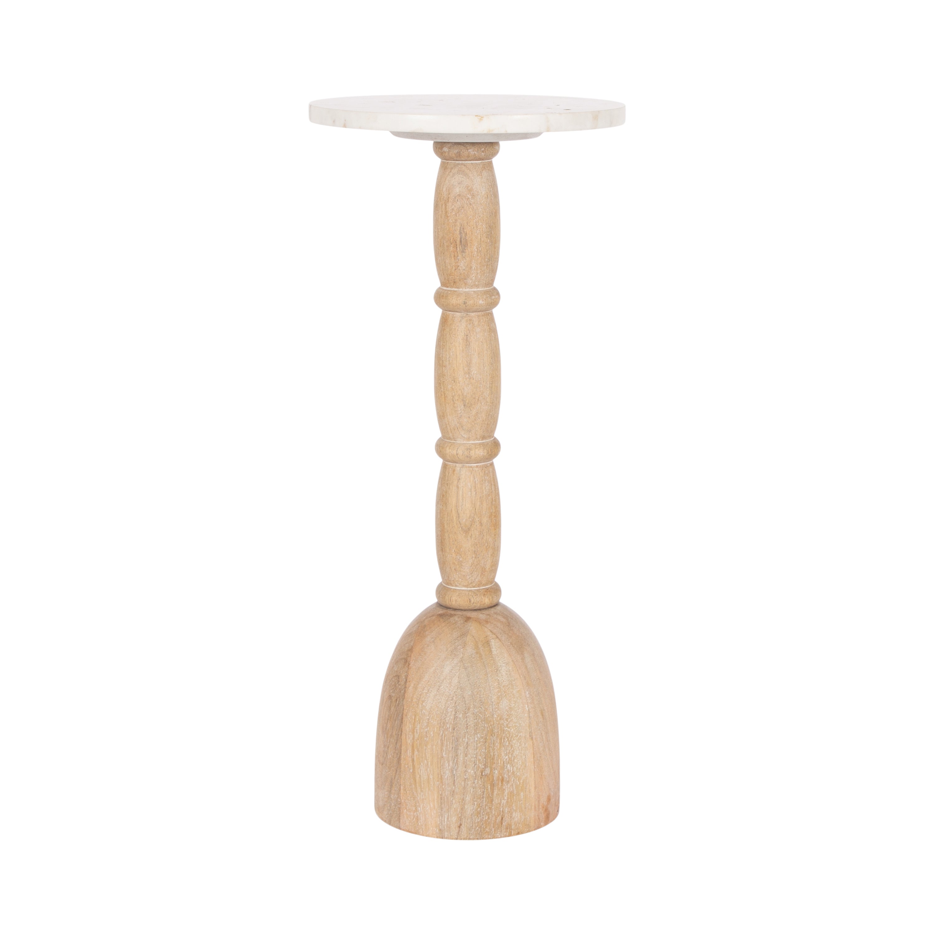 Drink Table 10x10x24 White Natural 1