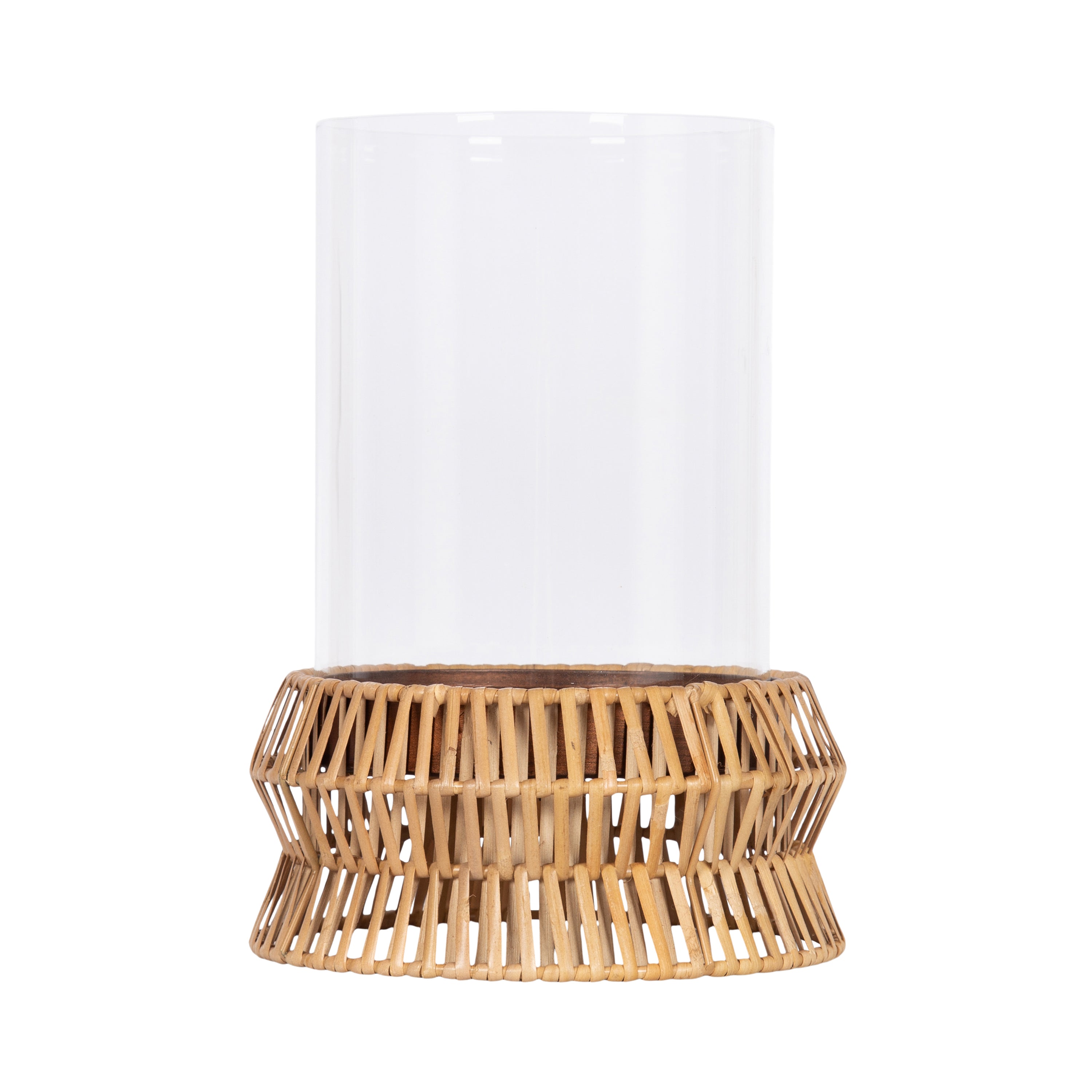 Rashana Rattan Pillar Candle Holder
