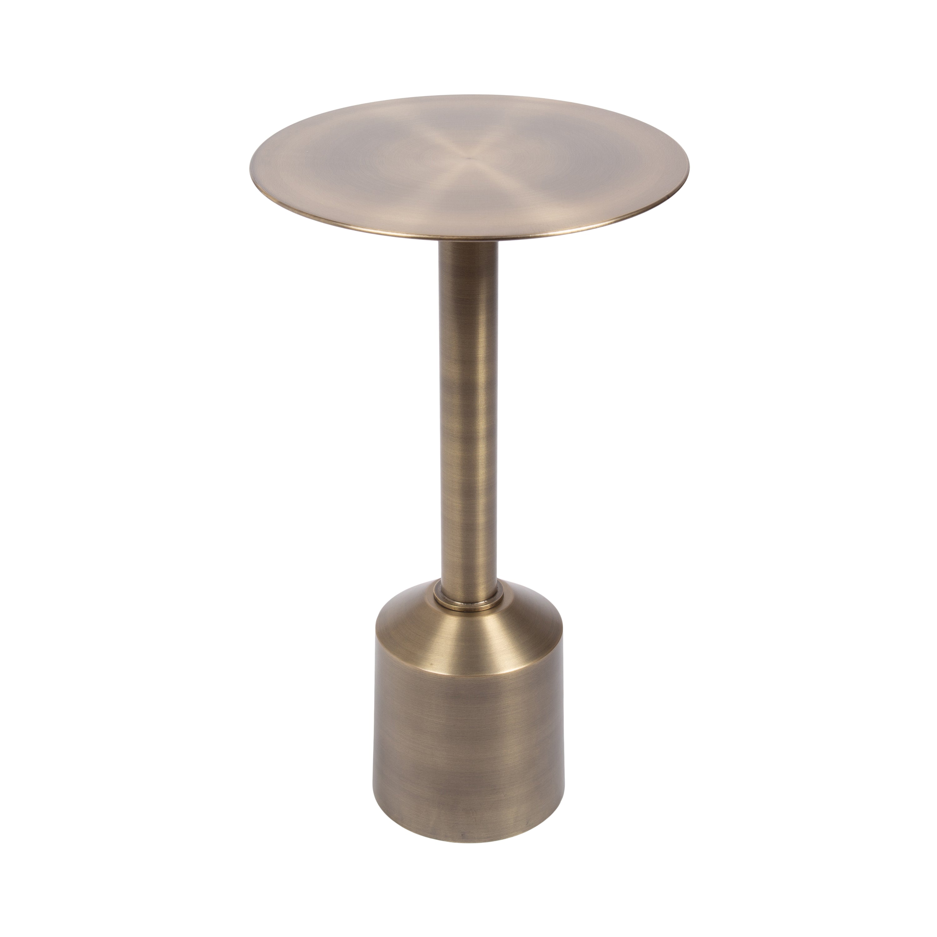 Side Table Gold 14x14x24 1