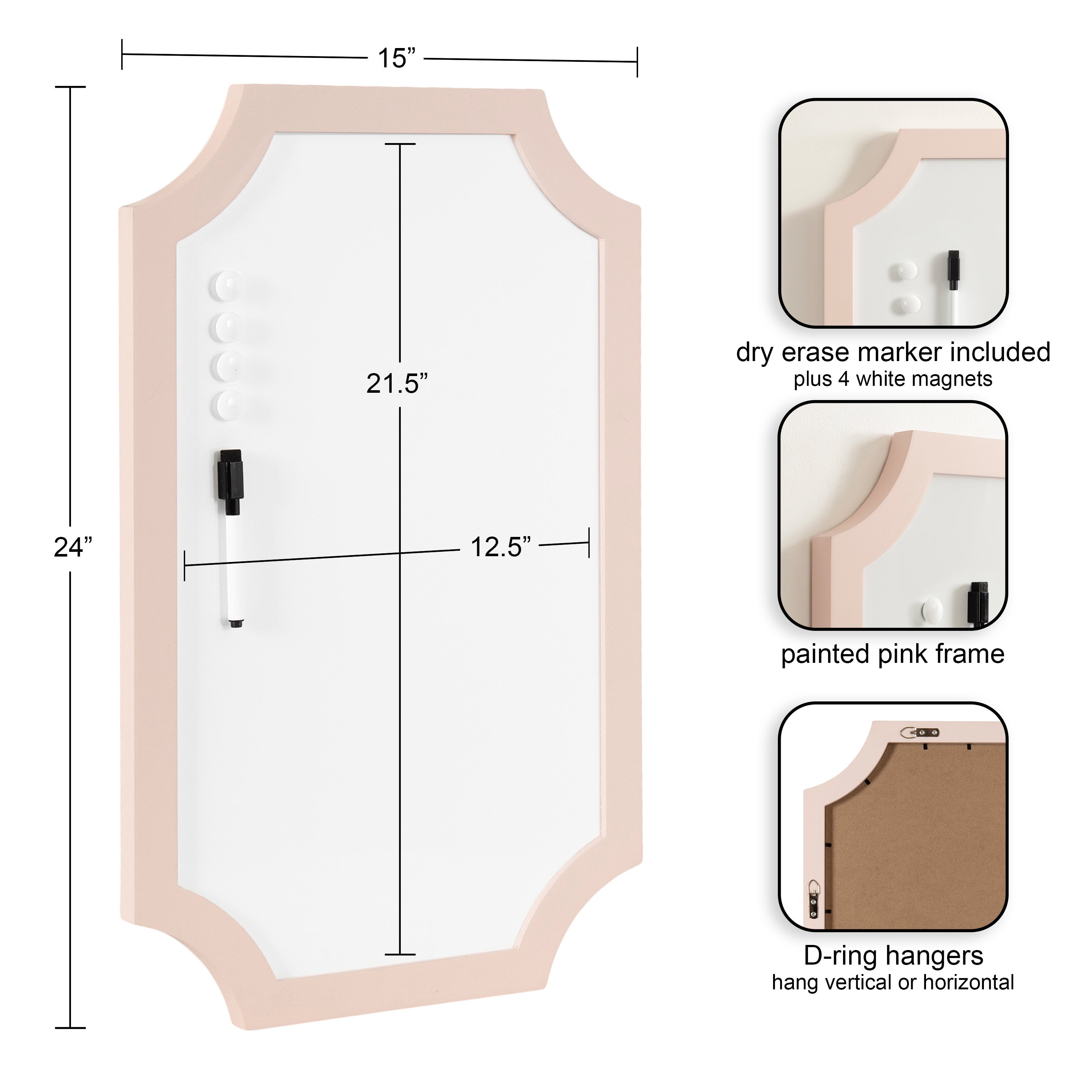 Holbrook Magnetic Dry Erase Board