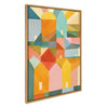Sylvie Quiet Town Framed Canvas by Carey Copeland