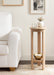 Side Table Natural Beige 12x12x30 7