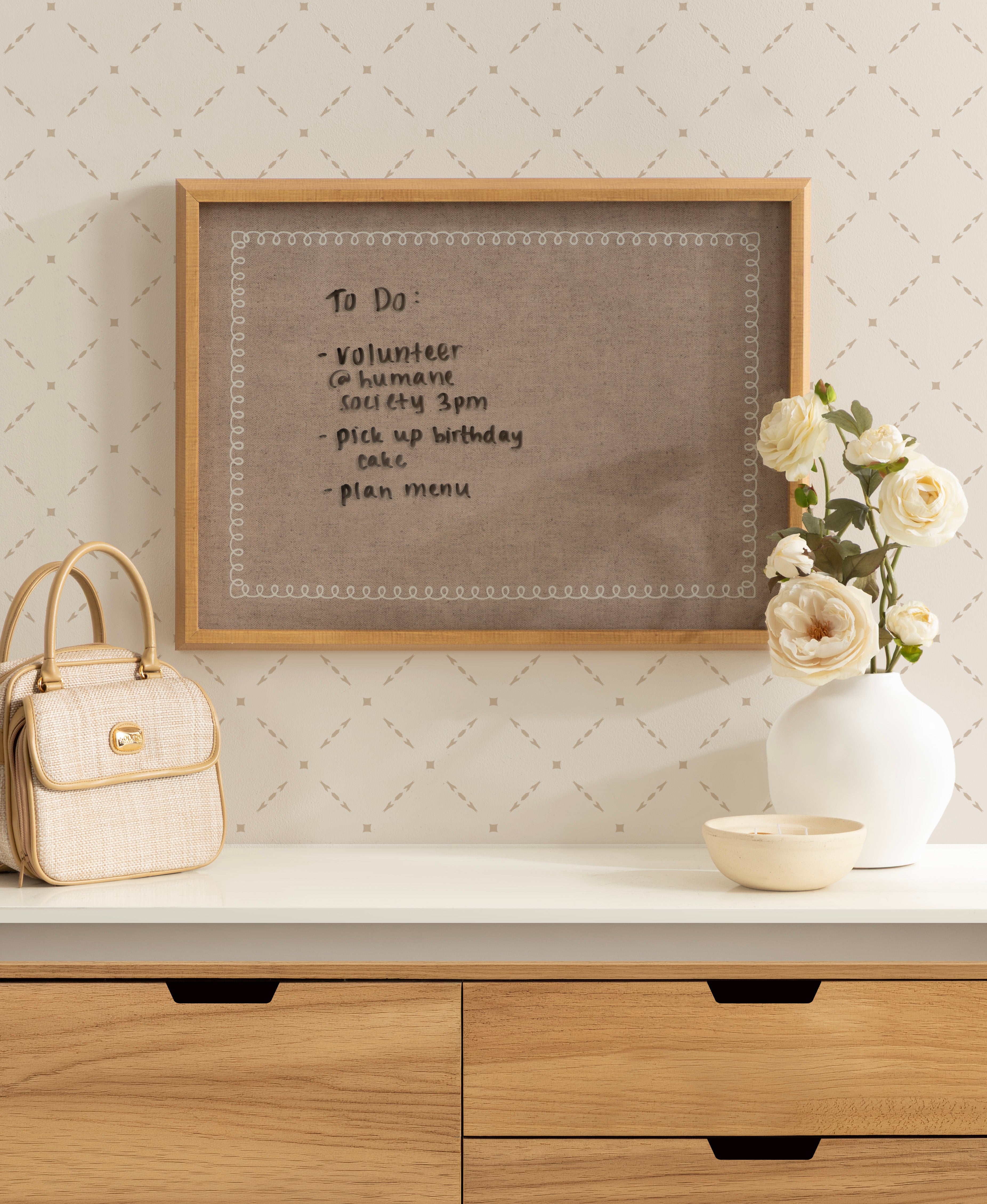 Dry Erase Board Blake Natural 24x18 6