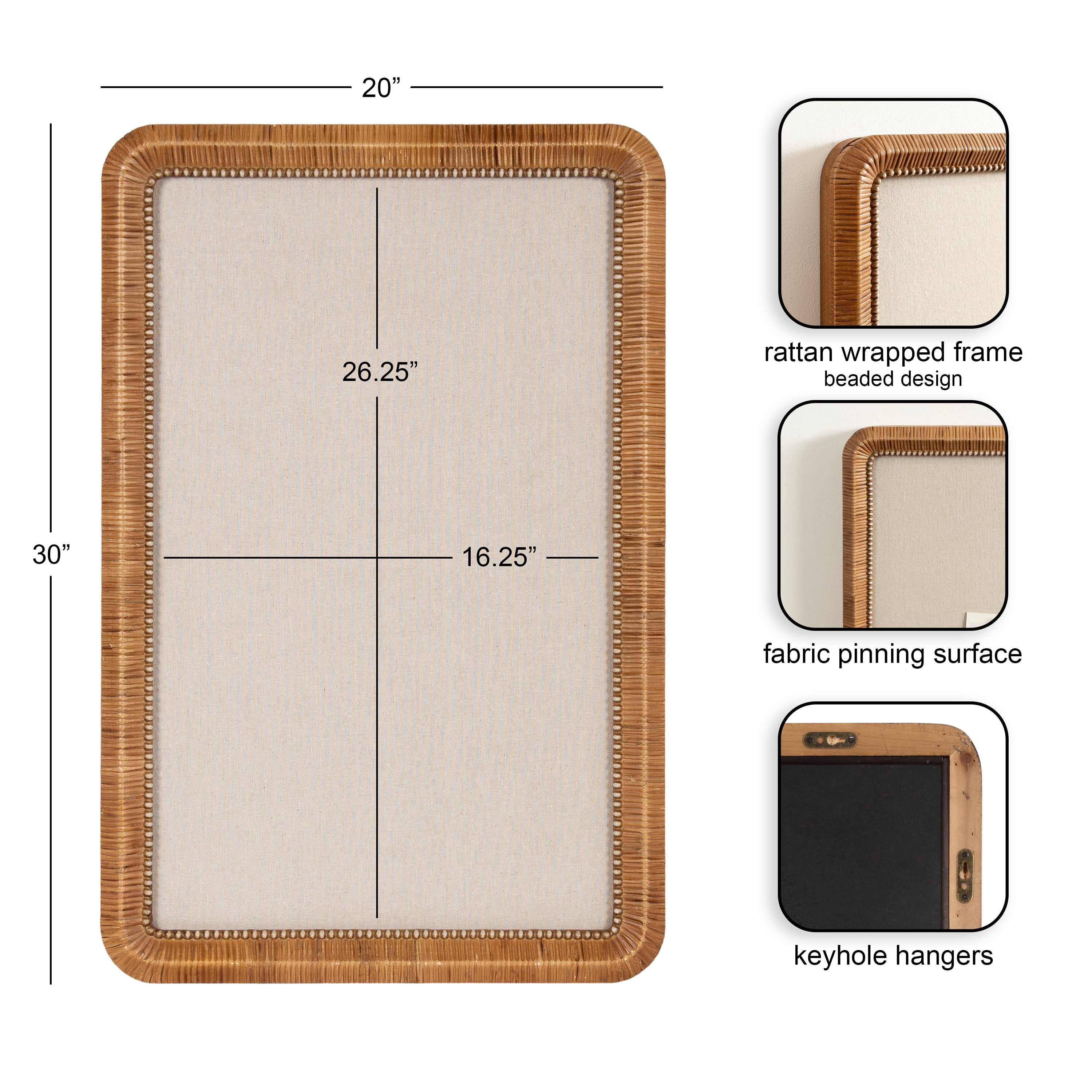 Pinboard 20x30 Natural 2