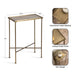 Side Table Gold 17x9x24 2