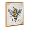 Sylvie Beaded Honeycomb Framed Canvas by Mackenzie Nelson