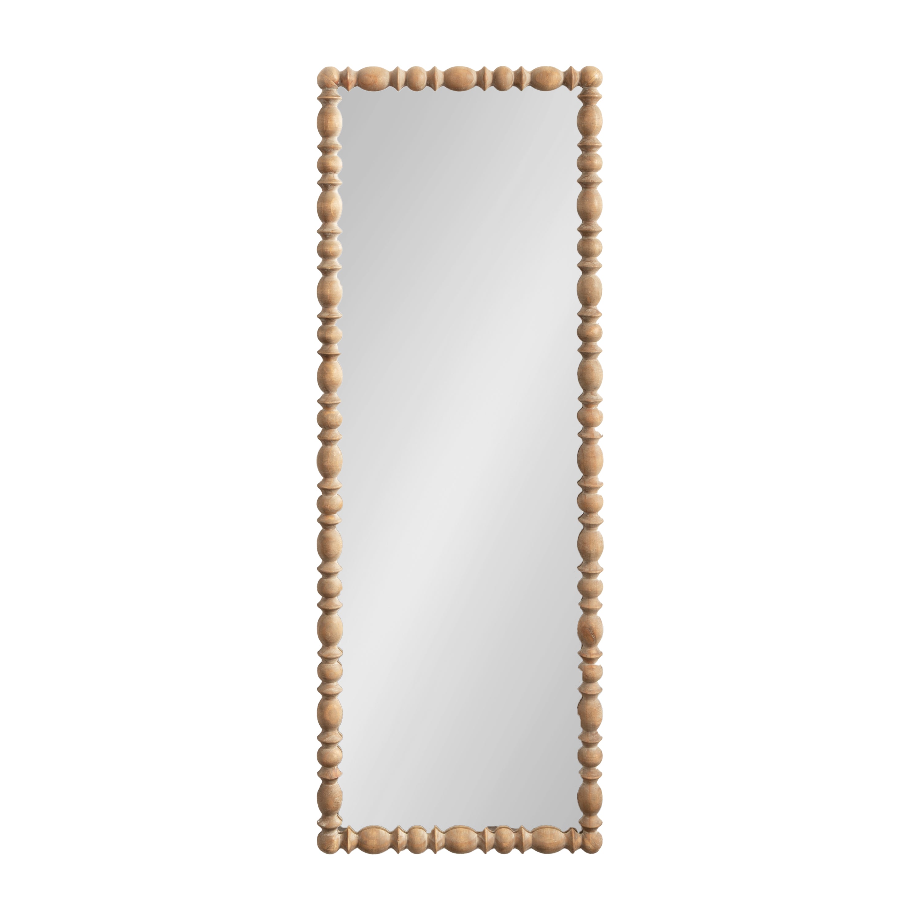 Rectangle Mirror Rustic Brown 18x50 5