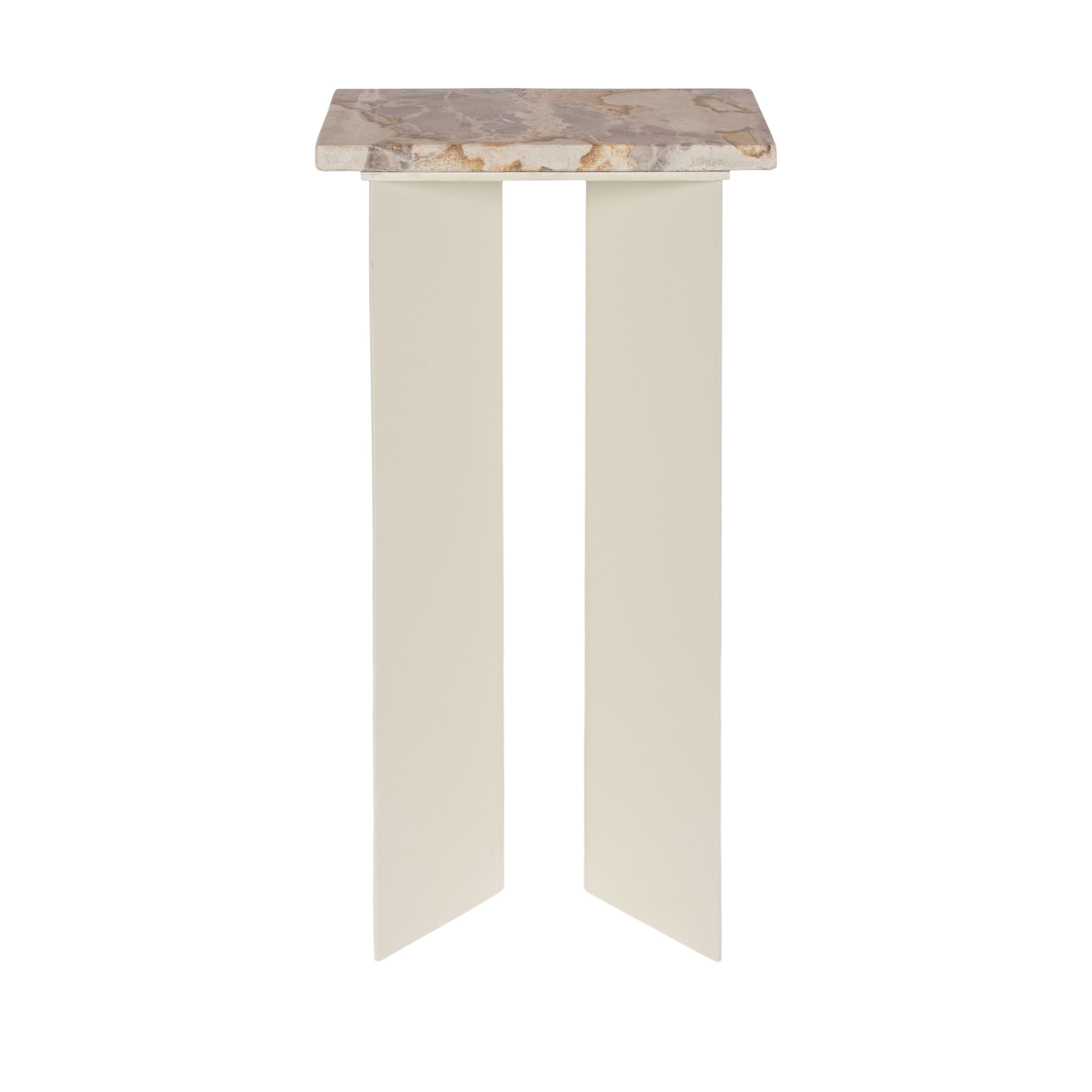 Drink Table Beige 10x7x21 5