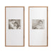Wall Frame Brown 14x30 matted to 8x10 5
