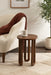 Side Table Walnut Brown 14x14x20 7