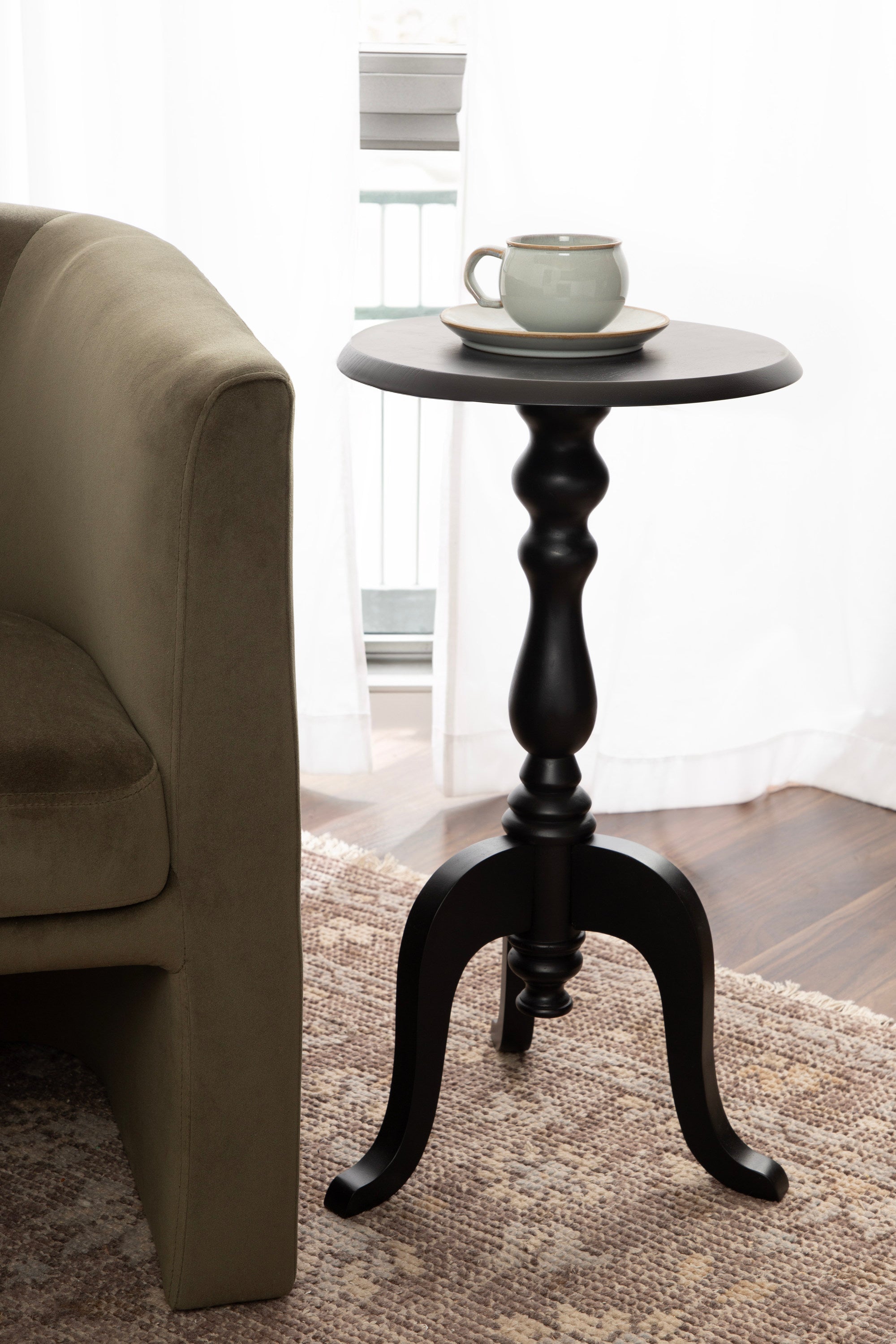 Tourneaux Wood Side Table