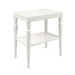 Side Table White 22x14x26 1