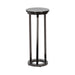 Drink Table Pewter 9x9x22 5