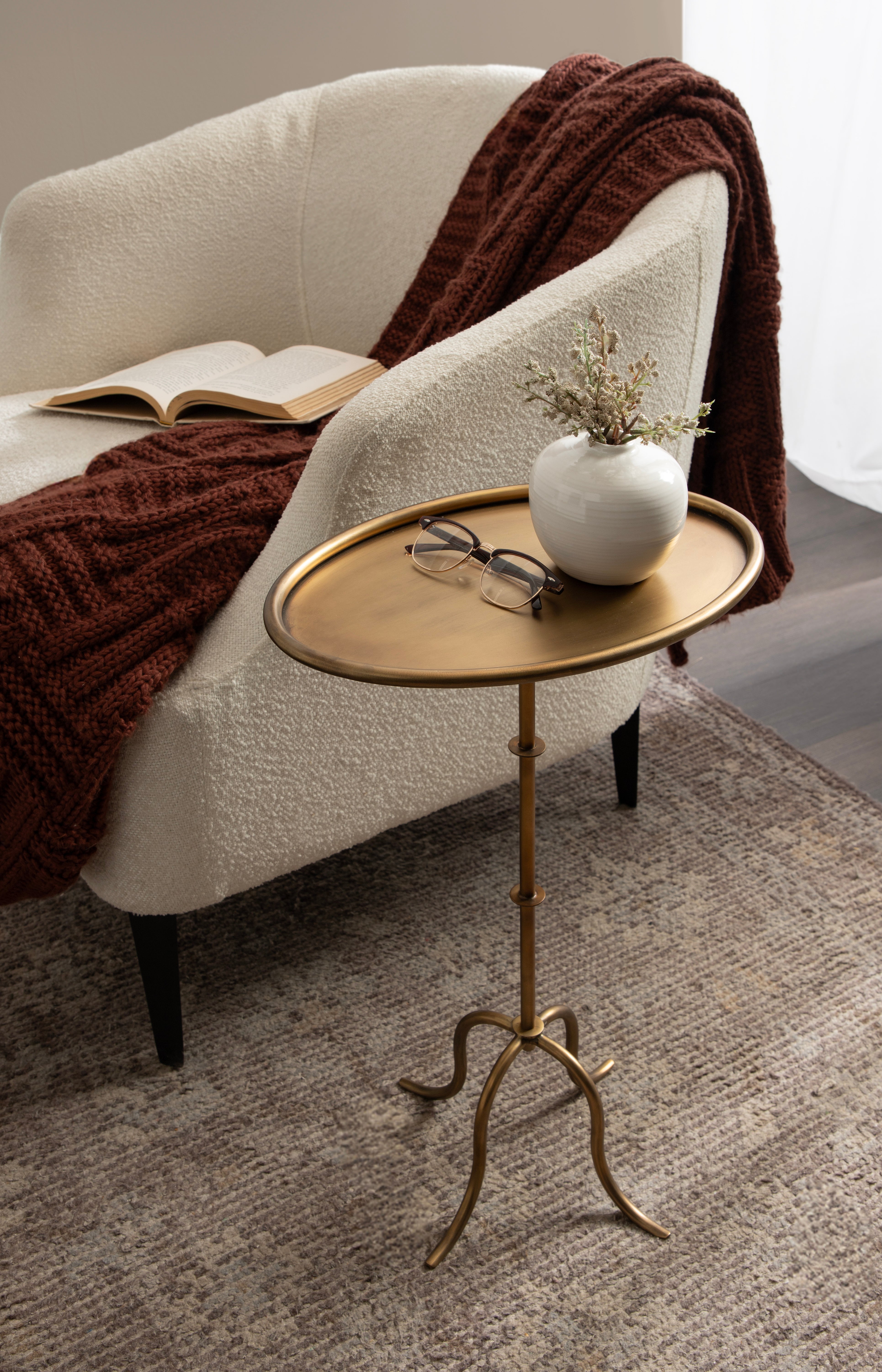 Drink Table 16x11x24 Gold 7
