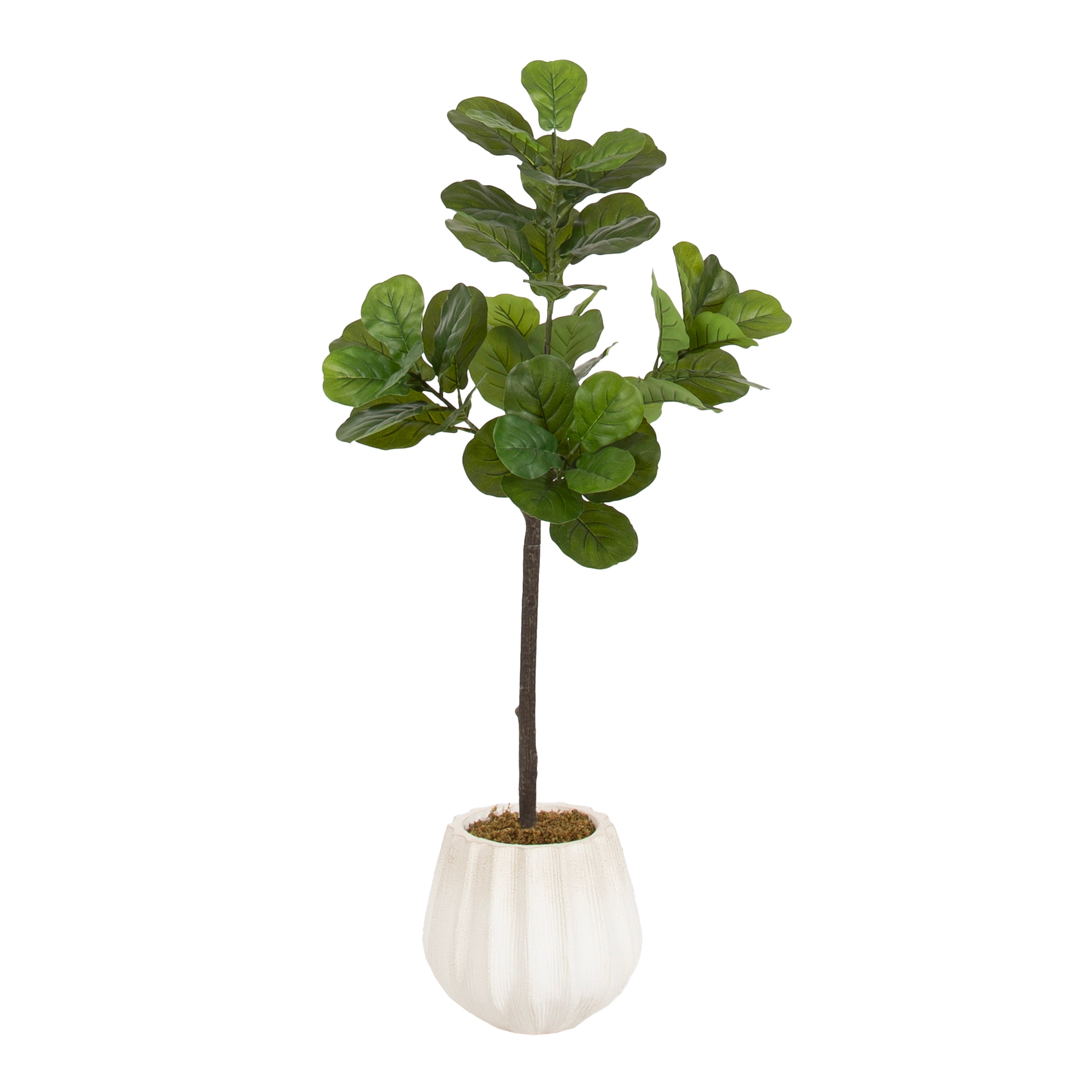 Faux Tree Distressed White 4' 1