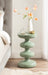 Side Table Green 12x12x21 6
