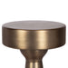 Side Table Gold 12x12x22 3