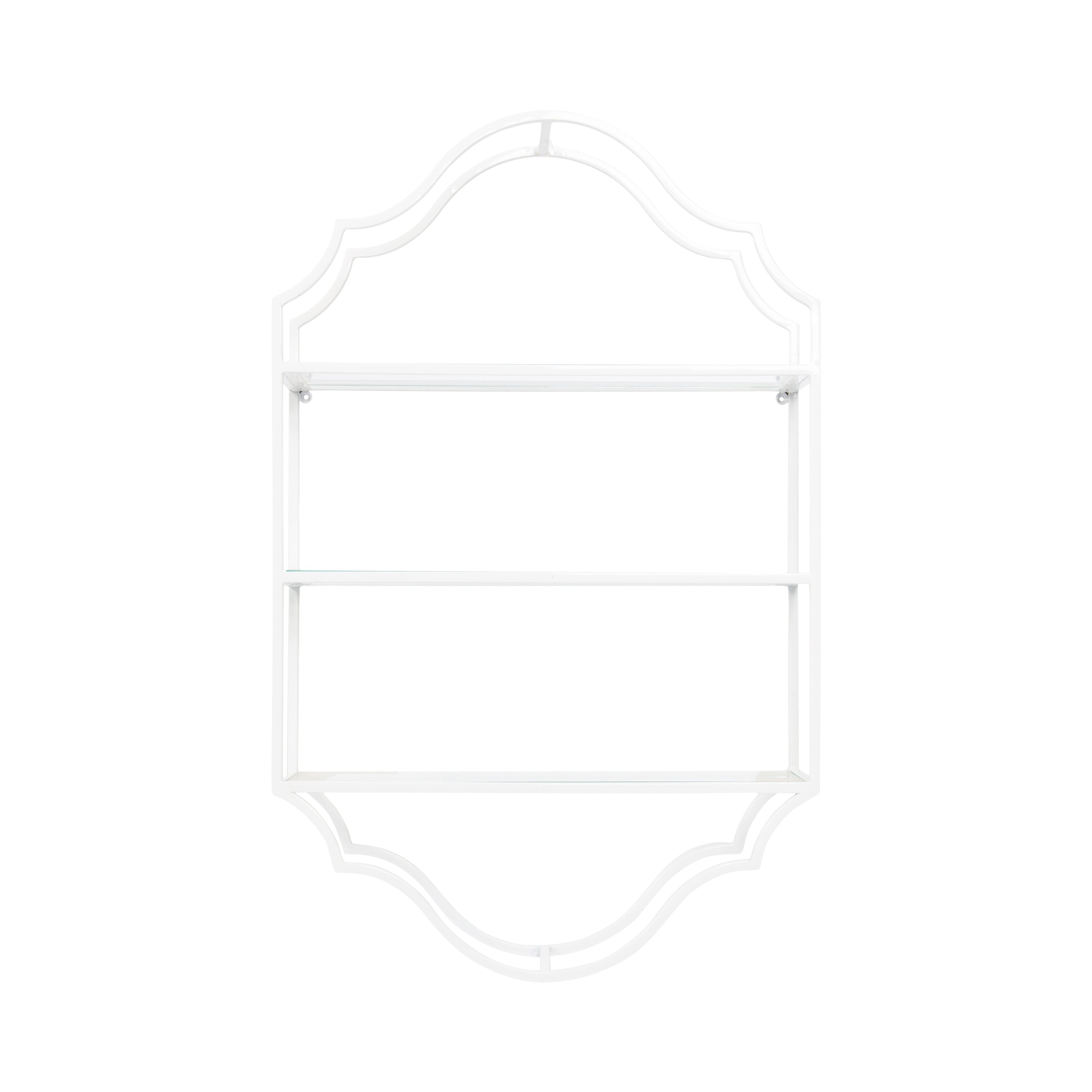 Accent Shelf White 20x6x32 5