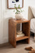 Side Table Natural Honey 16x12x24 6