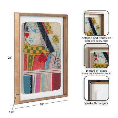 Framed Printed Art 18x24 Blake Gold 2