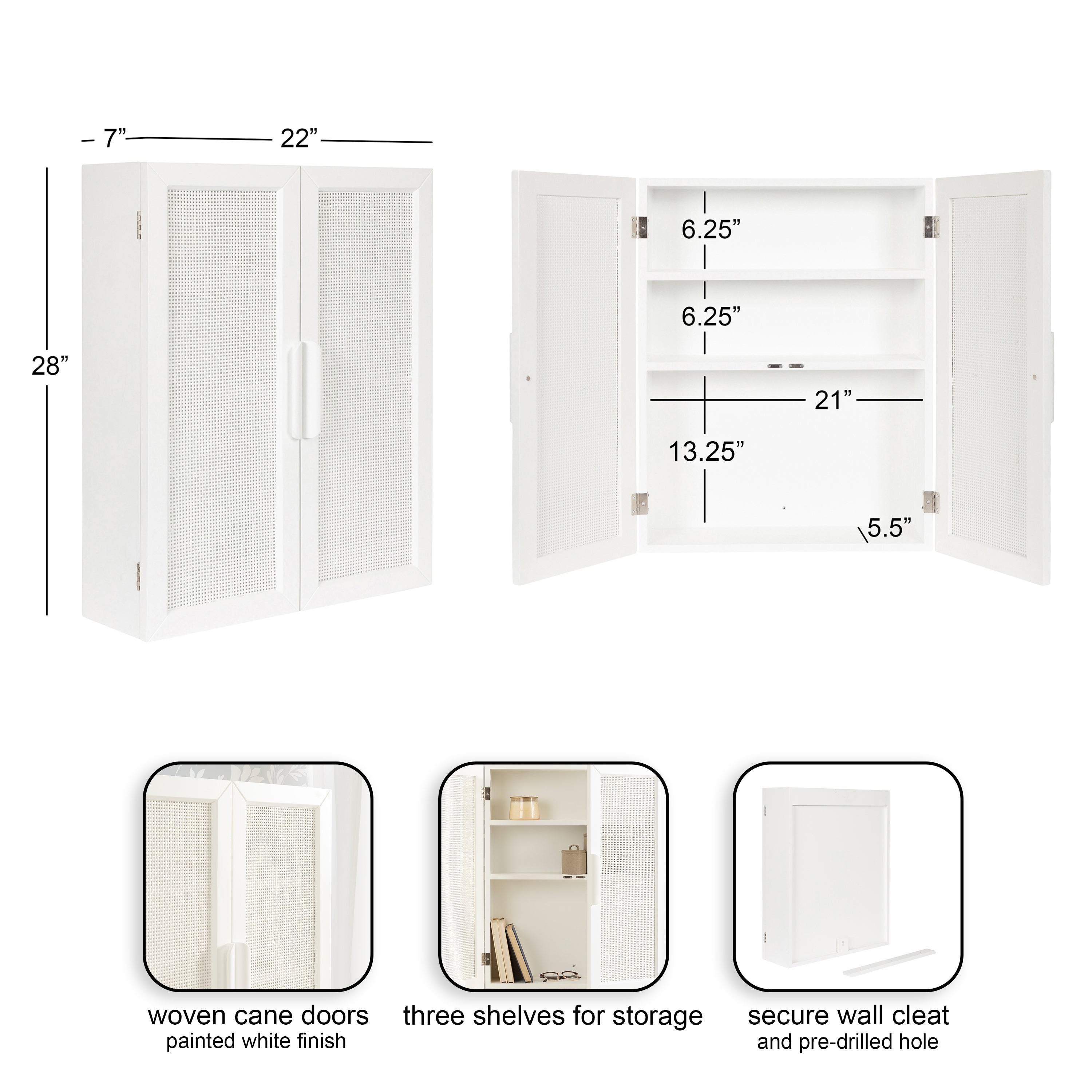 Cabinet White 22x28 2