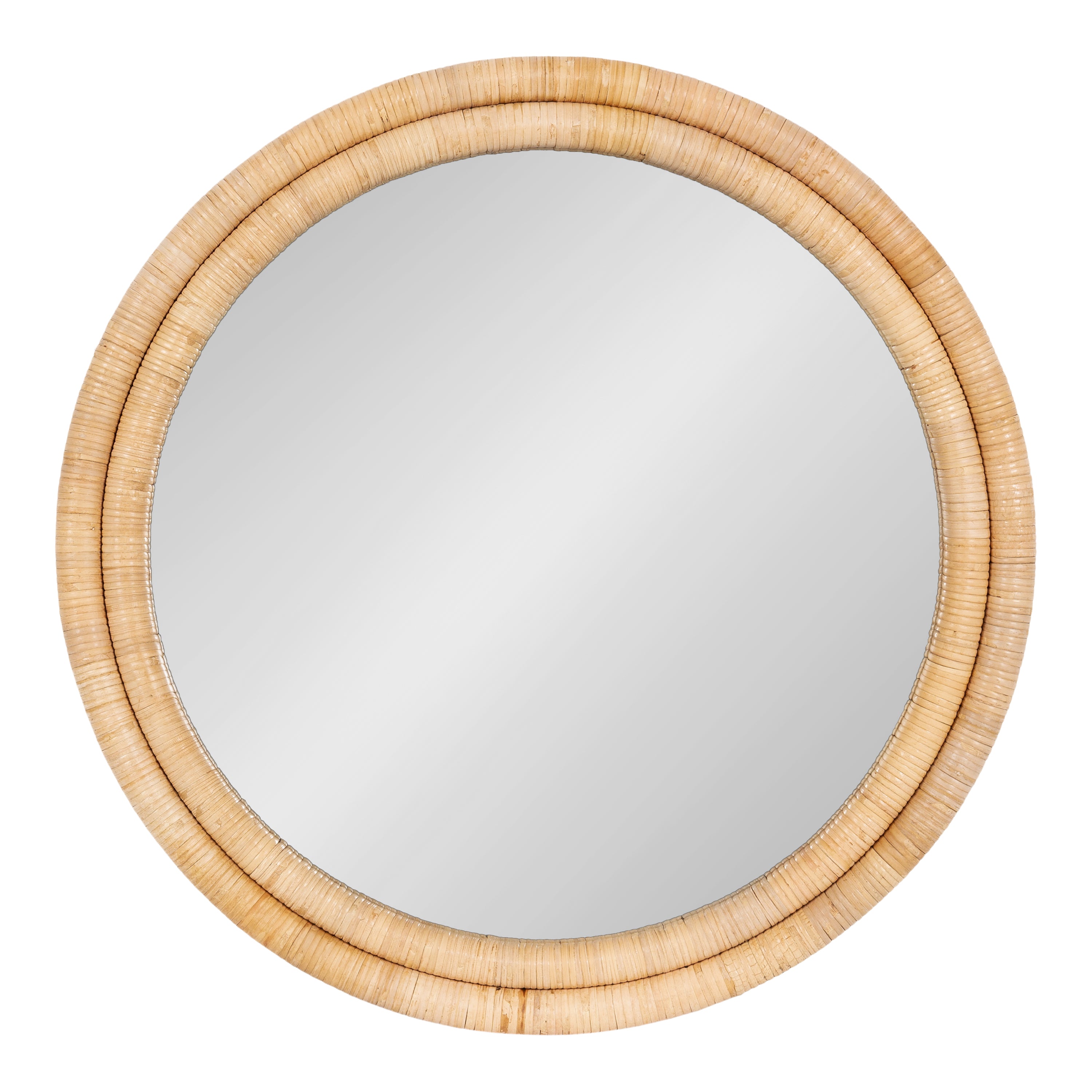 Round Mirror 26" diameter Natural 5