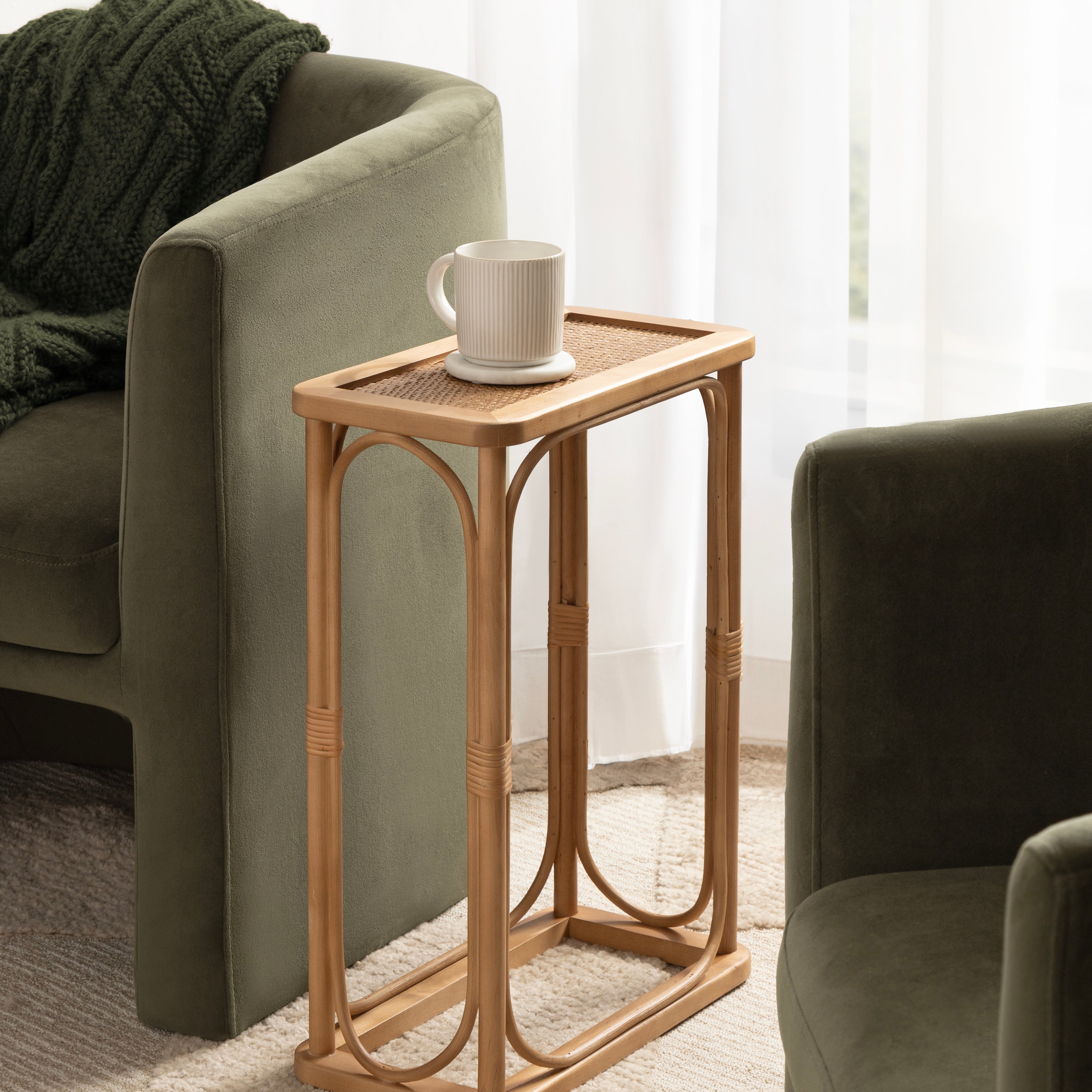 Side Table 16x8x22 Natural 6