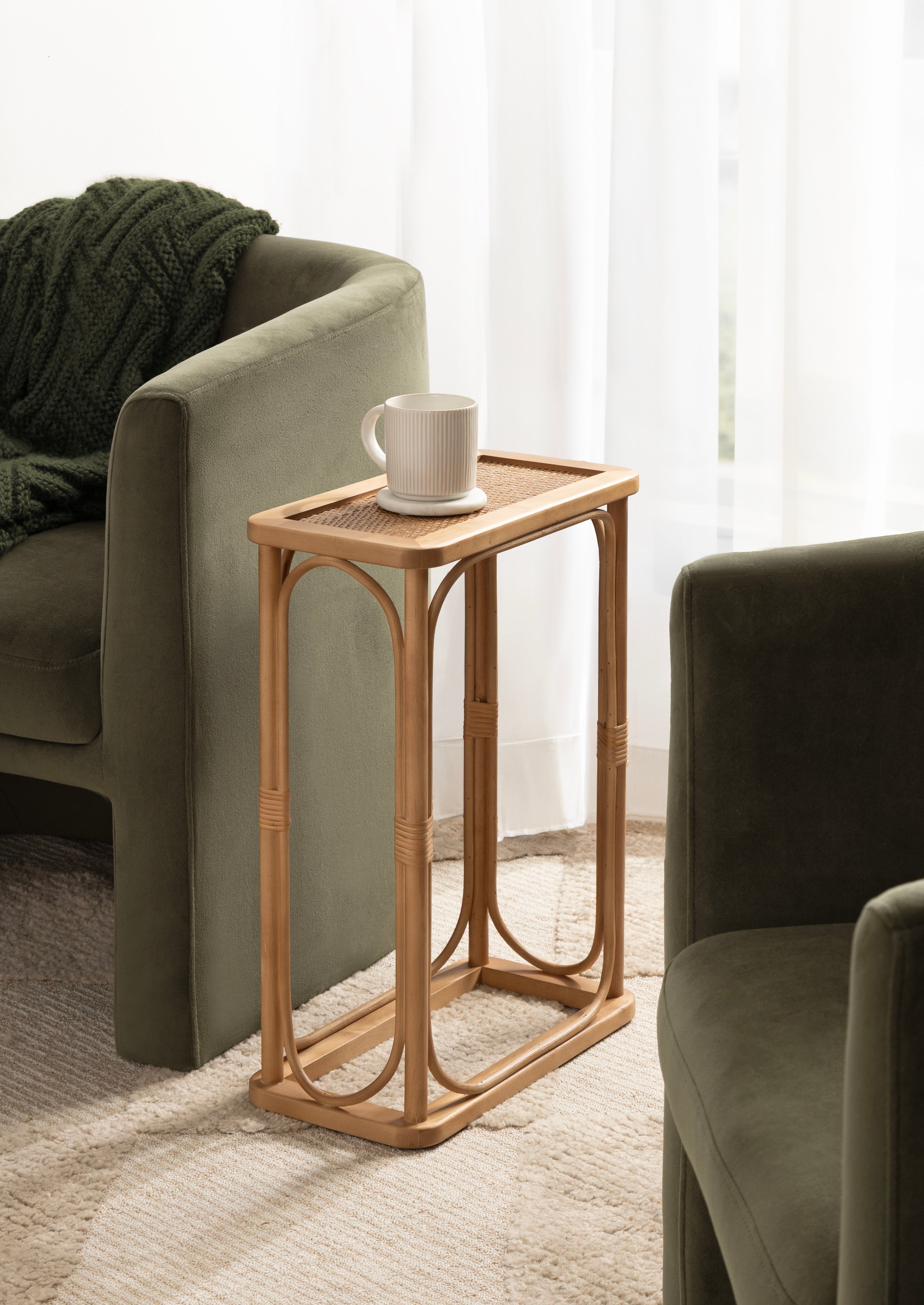 Side Table 16x8x22 Natural 6