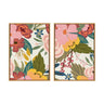 Sylvie Softly 1 and 2 Framed Canvas Art Set by Mia Charro