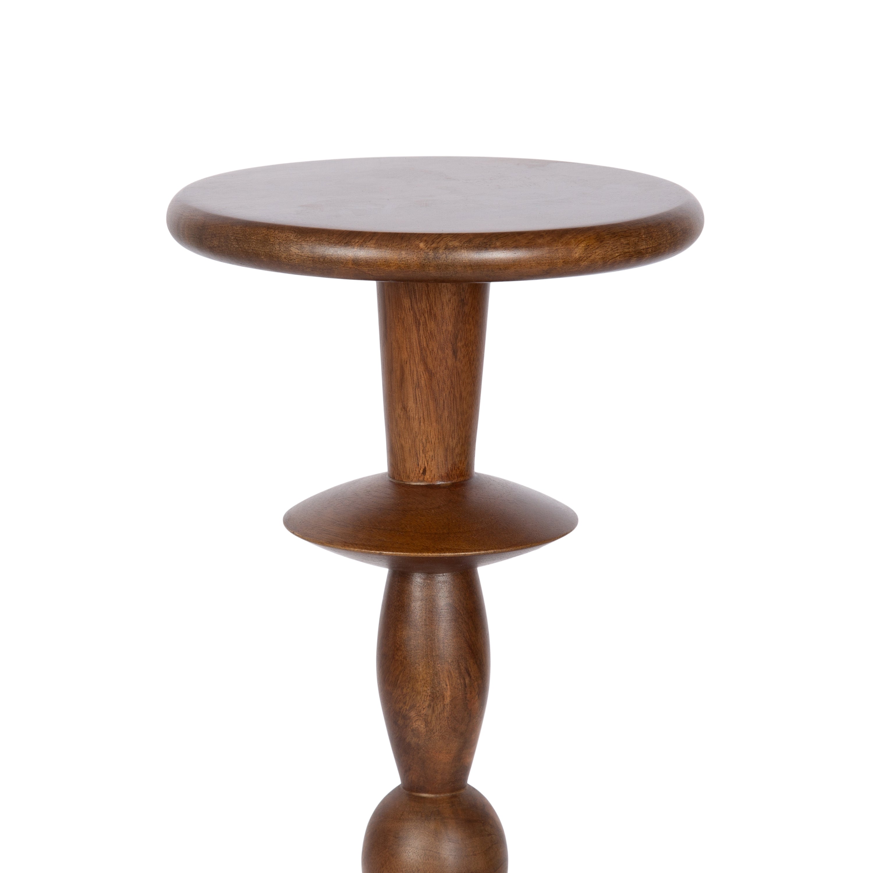 Drink Table Walnut Brown 9x9x22 3