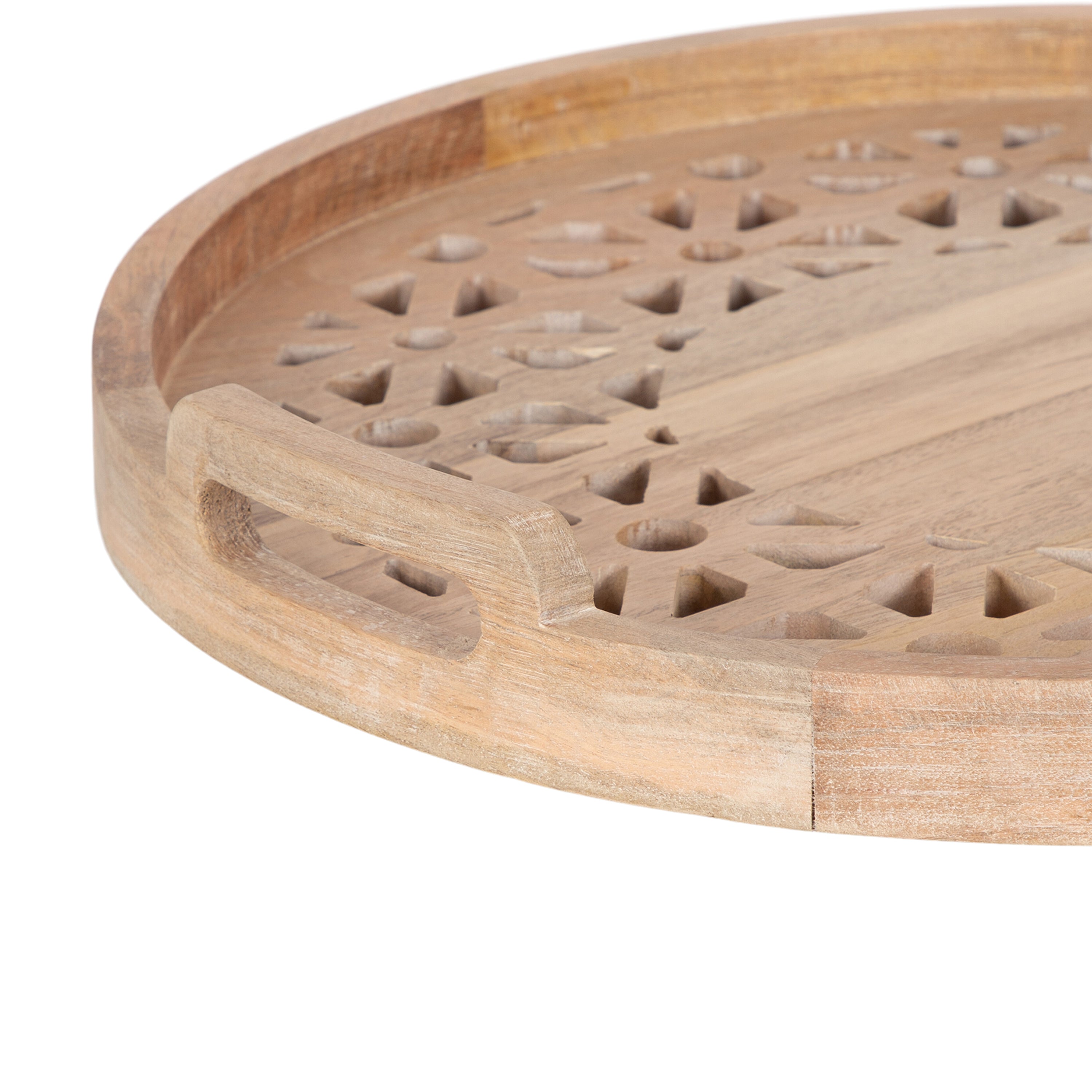 Single Tray 20" Diameter Natural 3