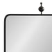 Rectangle Mirror 20x41 Black 3
