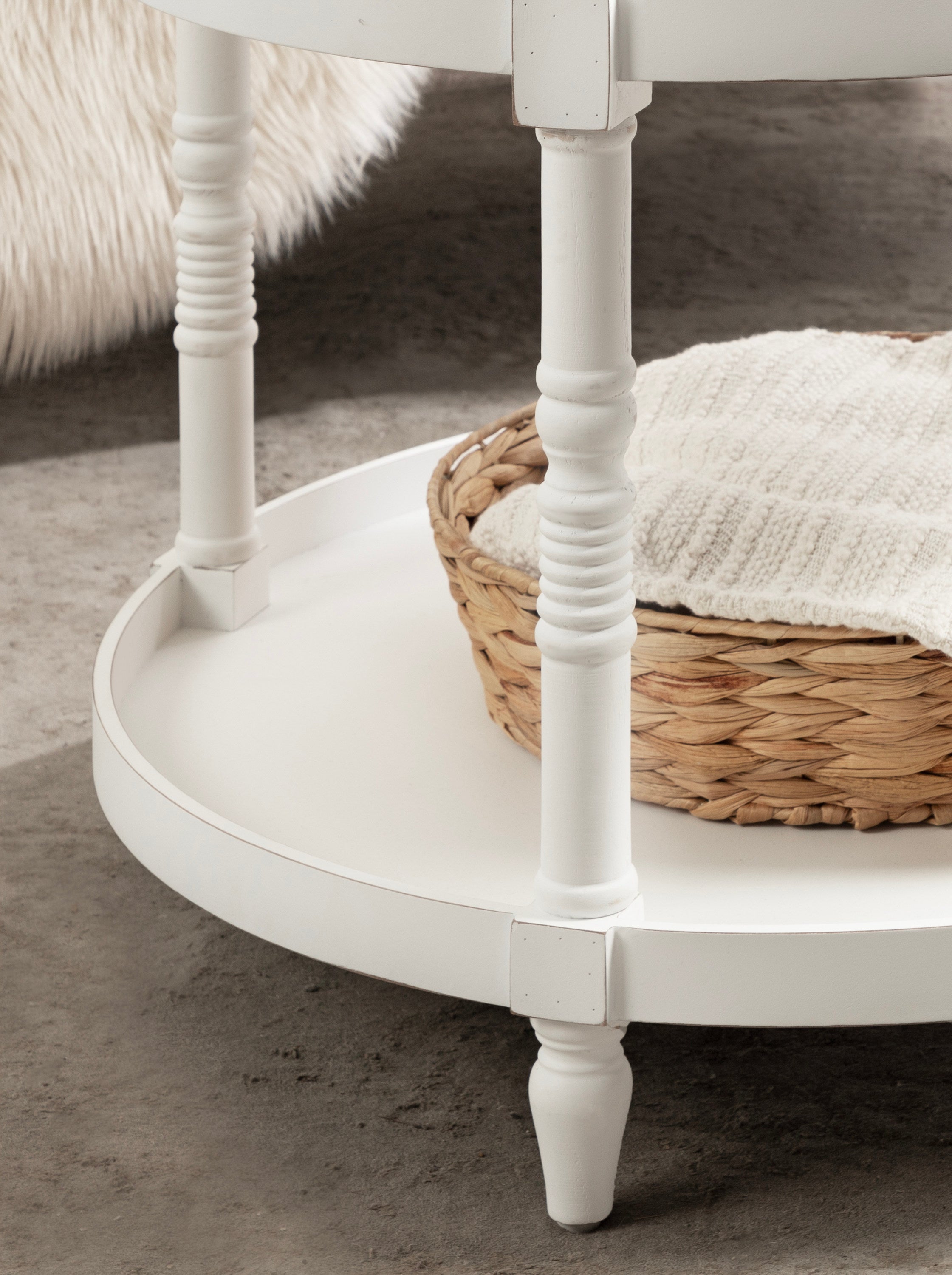 Bellport Round Wood Coffee Table